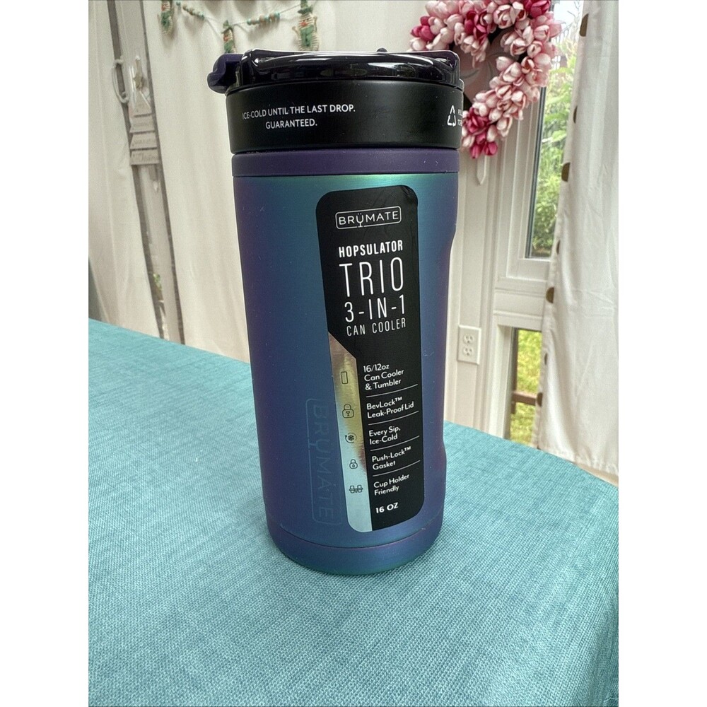 BruMate DWHT16DAU  Dark Aura Hopsulator Trio 3-in-1 Can Cooler 16 oz Pinterest
